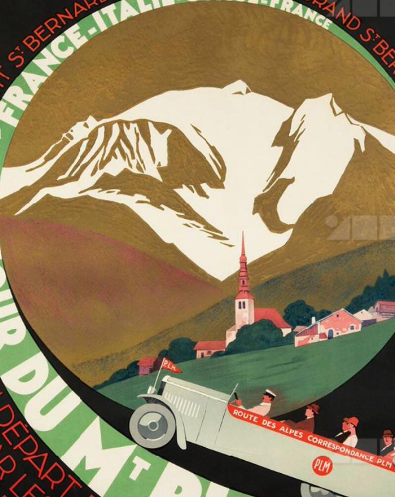 How an Artistic Detour Helped Promote Rail Tours Around Mont Blanc?